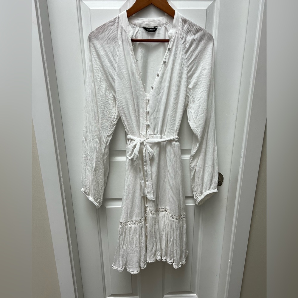 Lucky Brand White boho dress